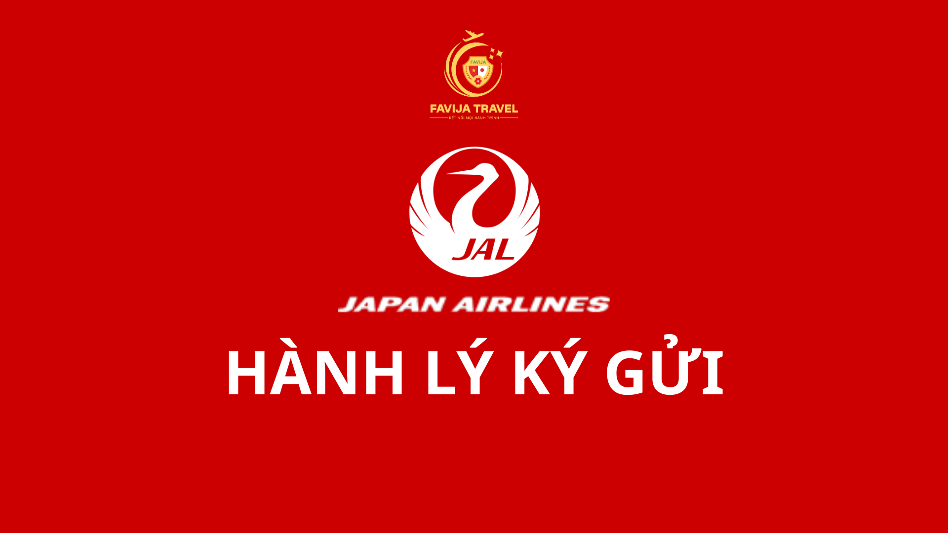Quy định hành lý ký gửi Japan Airlines 